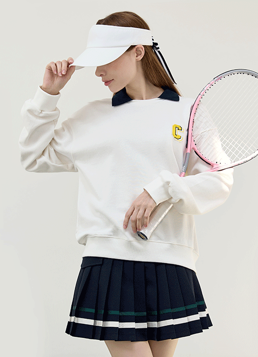 [QoG] 高尔夫网球彩色C 贴片运动卫衣