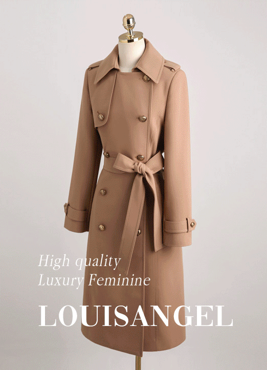 [LouisAngel]时尚风格经典版型风衣
