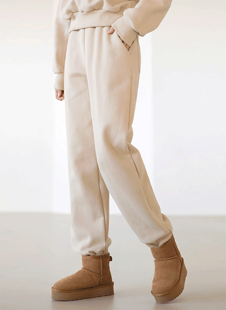 [LouisAngel] 러비즌 양기모 힙포켓 밴딩 조거 팬츠