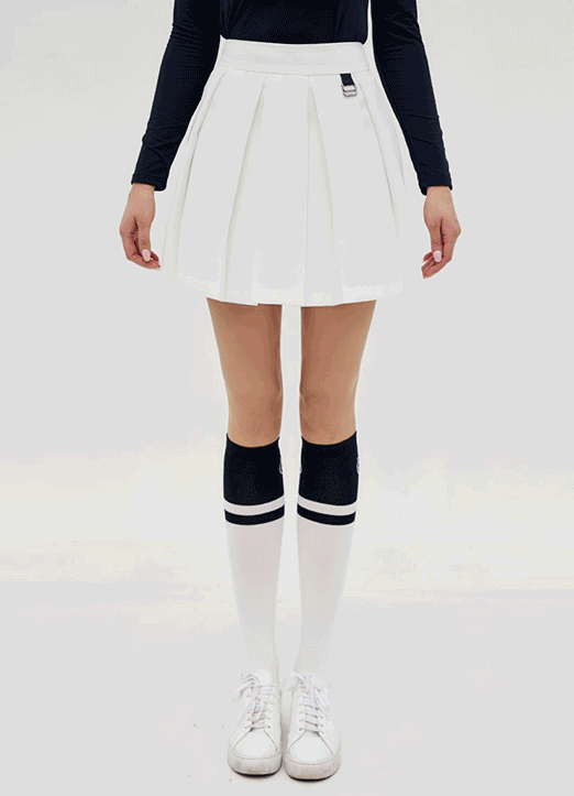 【高尔夫服】功能性双捏褶短裙