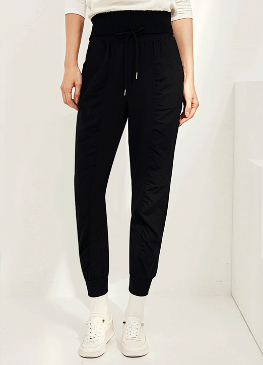 [QoG] 高尔夫捏褶收口慢跑裤